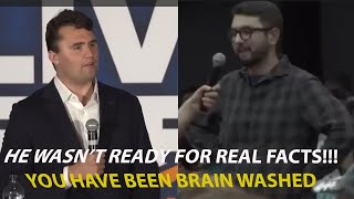 Charlie Kirk Demolishes Brainwashed Palestine Student and couldn't answer Simple Question.