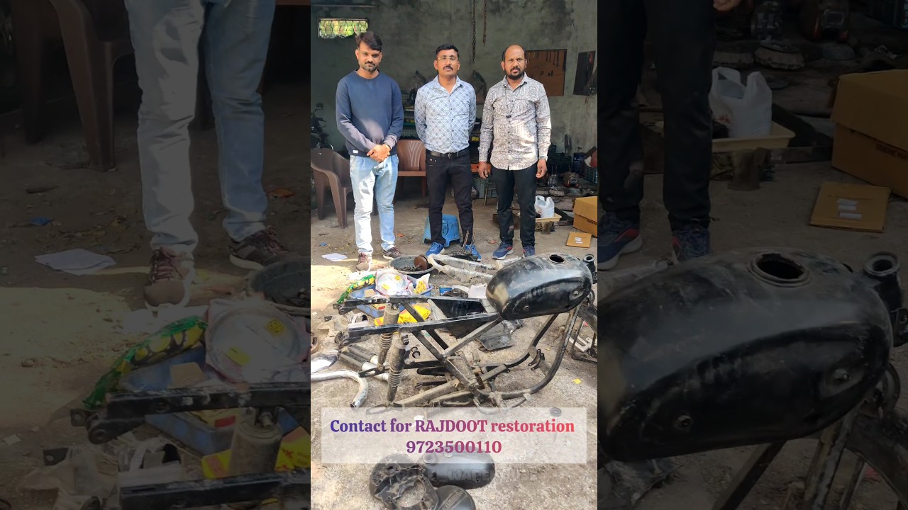 one more RAJDOOT came from Ahmedabad for restoration ✅💯 