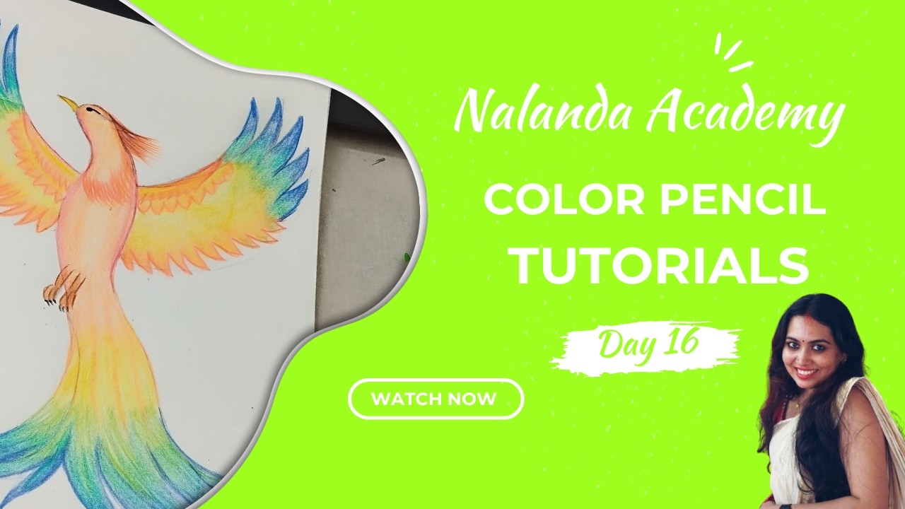Lesson 16 | Color Pencil Shading | Nalanda Academy
