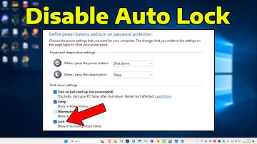 How To Disable Auto-Lock in Windows 11