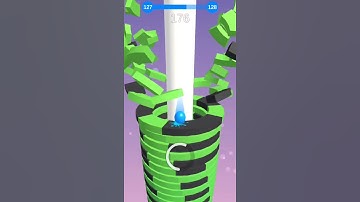 Stack Ball 3D Game | Level 127 | Play Stack Ball Game In Fast Speed | Stack Ball Game YouTube Short