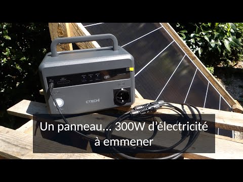 Power Bank CTECHi Générateur électrique Portable LiFePO4 solaire