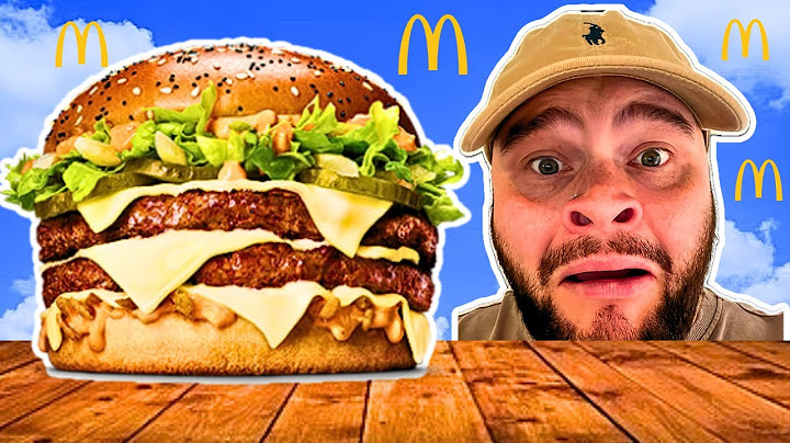 MCDONALDS NEW BIG ARCH BURGER REVIEW & DECONSTRUCT OF THE BIG ARCH BURGER