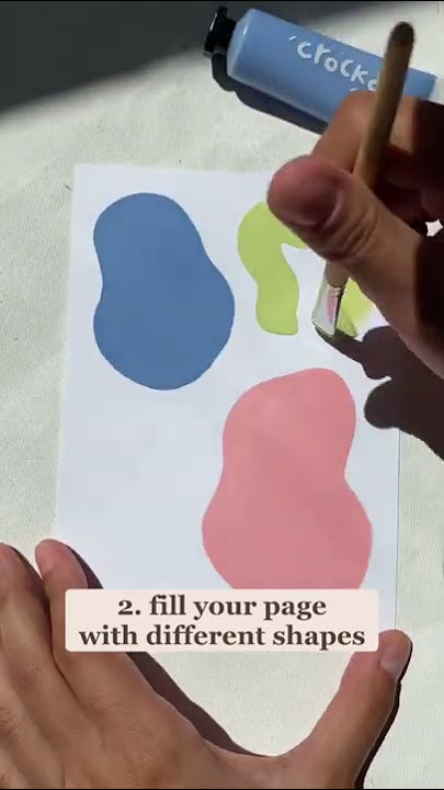 Try this! Creative Warmup Idea 💡 | Crockd Acrylic Paint Set   Paint Pens