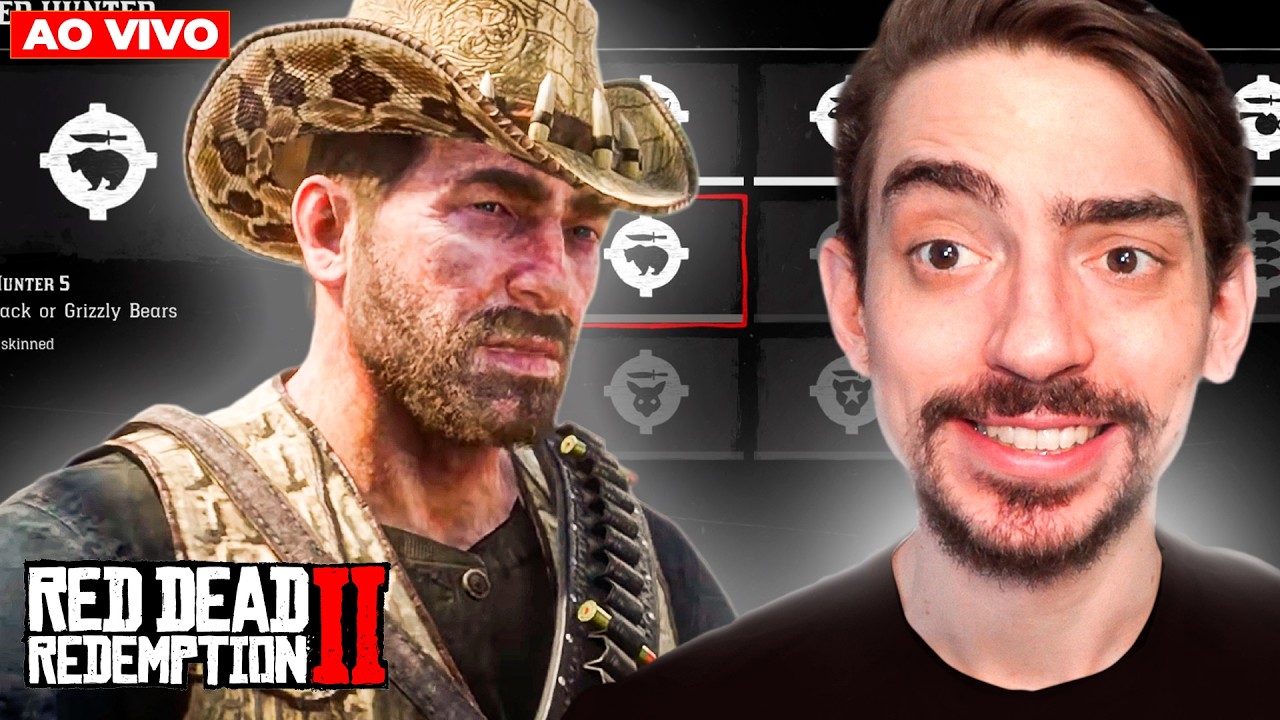 DESAFIOS DE MESTRE CAÇADOR! (Parte 2) 🔴 RED DEAD 2 AO VIVO!
