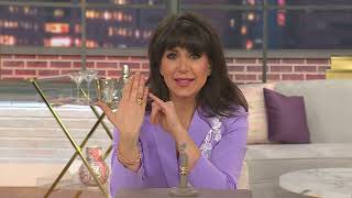 Affinity Gems 4 Multi Gemstone Stackable Ring, 14K-Plated Sterling on QVC