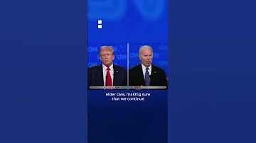 Biden Stumbles During Faltering Start To Presidential Debate AJ Shorts 