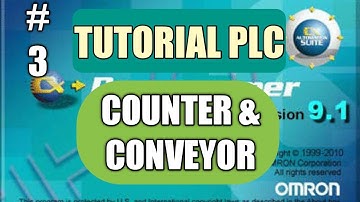 TUTORIAL CX PROGRAMMER PLC #3 - COUNTER AND CONVEYOR