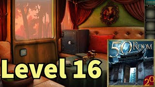Can you escape the 50 room 20 level 16 walkthrough