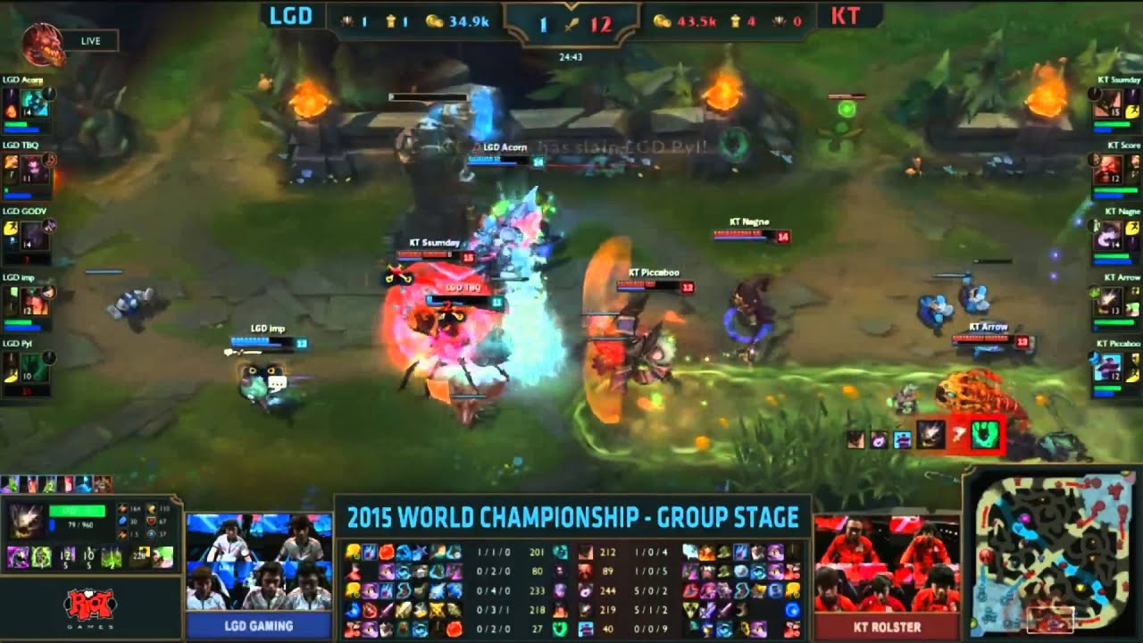 LGD vs KT - Grup karşılaşmaları | Malphite plays!