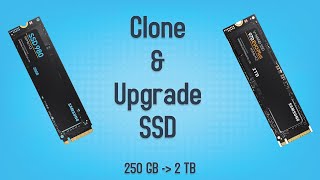 How to clone SSD to new SSD | Upgrade SSD - fixing all issues