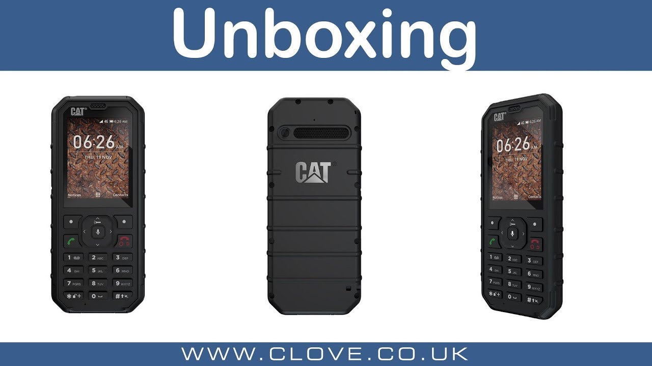 Caterpillar CAT B35 Dual-SIM 4GB IP68 (solo GSM, sin CDMA) Teléfono celular  4G/LTE desbloqueado de fábrica - Versión Reino Unido/UE (negro)