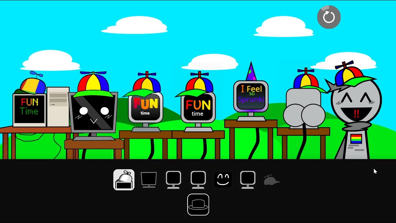 Mr. Fun Computer From All Mods Singing Together (Gyat, Retake ...