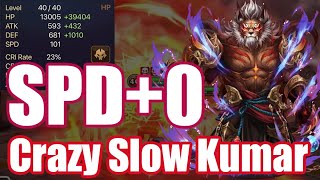 SPD+0 Crazy Slow Kumar Debut😗😗😗【Summoners War RTA】