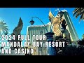 FULL WALKTHROUGH 2024 Mandalay Bay Hotel Casino South End Las Vegas Strip Resort