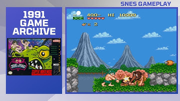 Joe & Mac (1991) The First Minutes of SNES Gameplay
