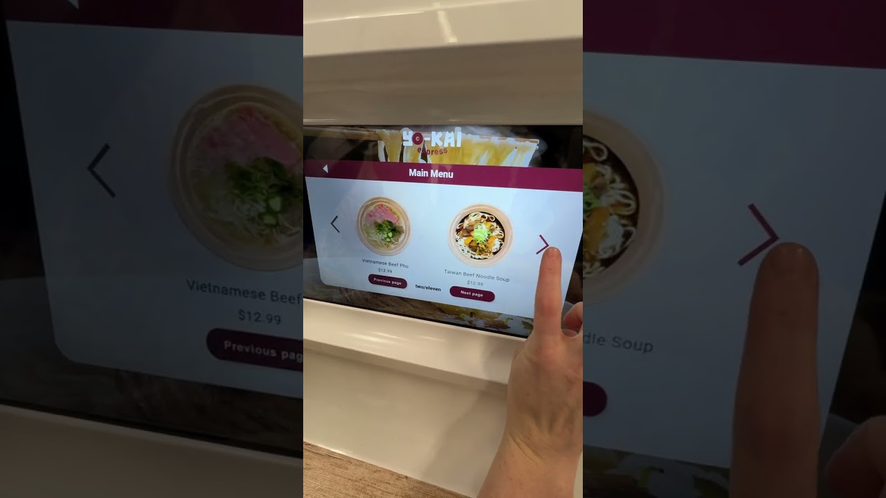 Ramen/Pho Vending Machine at Ontario Airport 