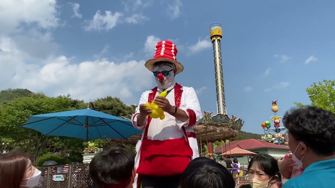 대전오월드 주말이벤트 키다리아저씨 피카츄 풍선만들기