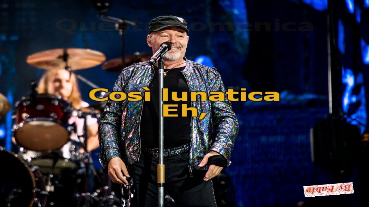 Vasco Rossi Domenica Lunatica karaoke (vers. Live) - YouTube