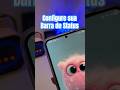 Configure sua barra de status