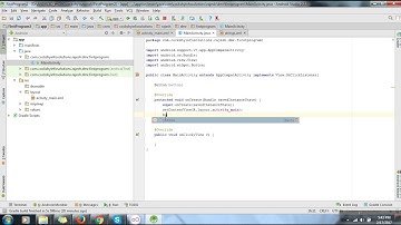 Button Event onClick Android Studio