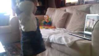 Madison Doing The Milkshake Dance