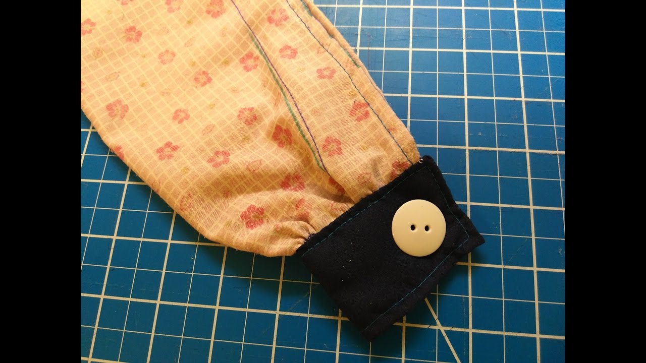 تفصيل و خياطة إسورة الكم .  طريقة  إسورة كم البلوزة .