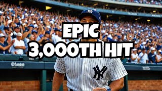 Derek Jeter Hits His 3,000th | Dad Throws Out The First Pitch
