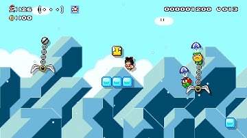 Super Mario Maker 2 MOD Princess RIp blue Edition Course World LongPlay