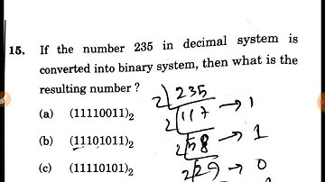 (Binary number)NDA/NA exam math shortcut tricks