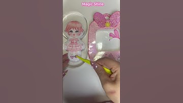 Thumbnail of Dressing up squish paper doll in my melody theme #sanrio #mymelody #papersquishy #paperasmr ASMR