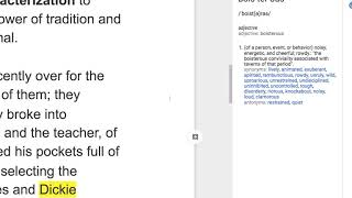 Analyzing Word Choice Video