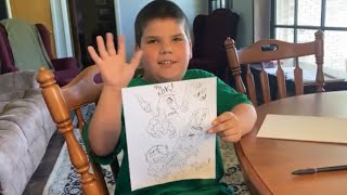 Sketching Three Celebrities The Rock, Jack Black, Weird Al Bobasketch