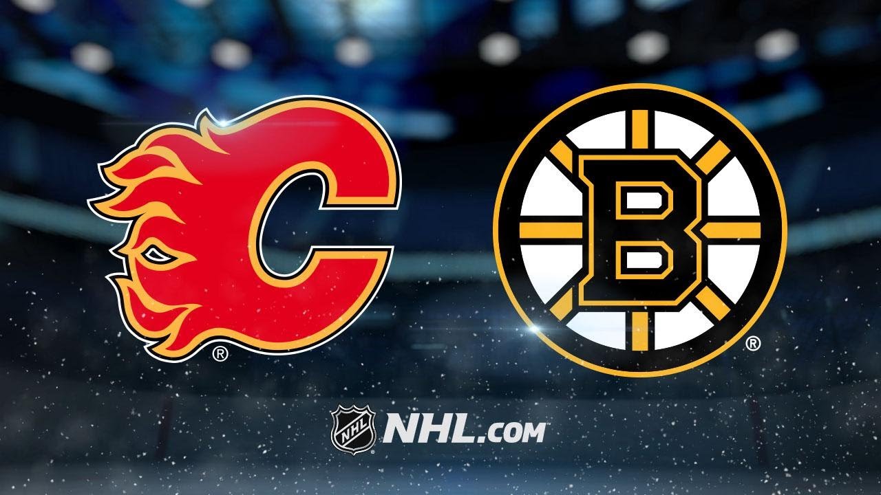 Bergeron Scores Twice As Bruins Beat Flames 4-3