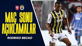 Oyunuz Rodrigo Becaonun Twente Maçı Sonrasındaki Açıklamaları