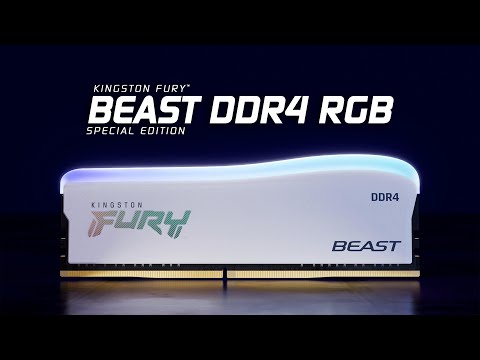 Memoria RGB DDR4 con velocidades de hasta 3600 MT/s – Kingston FURY Beast DDR4 RGB Special Edition