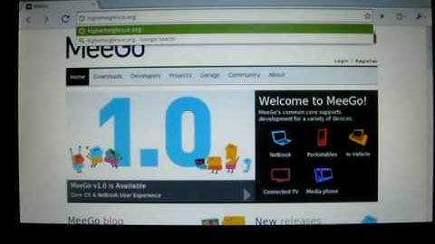 MeeGo 1.0 on ASUS Eee PC 900a