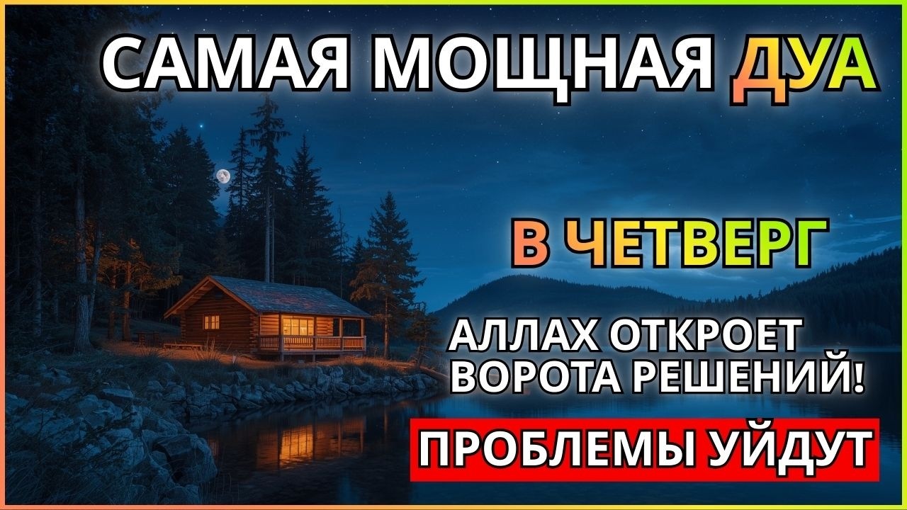 💕САМАЯ СИЛЬНАЯ Дуа в ЧЕТВЕРГ ДАЕТ УВАЖЕНИЕ, БОГАТСТВО, РИЗК, ДЕНЬГИ, УСПЕХ И СЧАСТЬЕ! #дуа