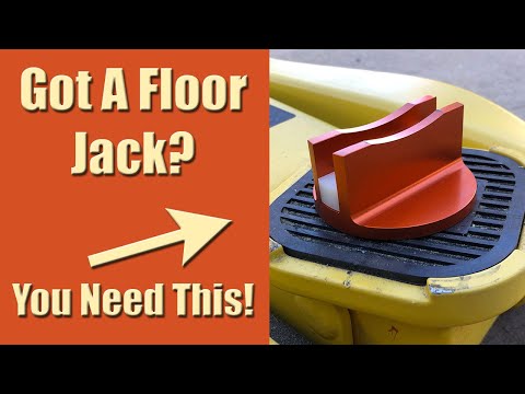 Pinch Weld Jack Adapter - Easily Lift Your Pinch Weld Vehicle With A Floor Pump Jack