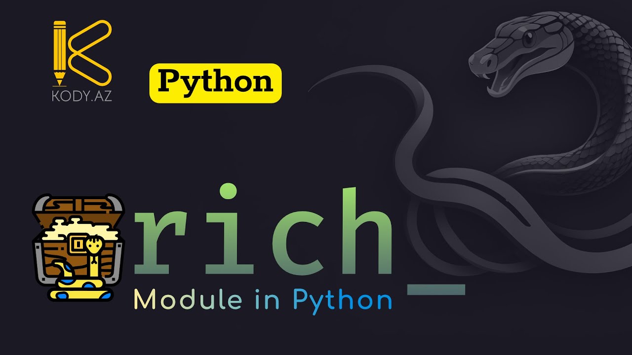 Python Rich modulu | Rich Module in Python | Console Print Terminal | #kody_az?>