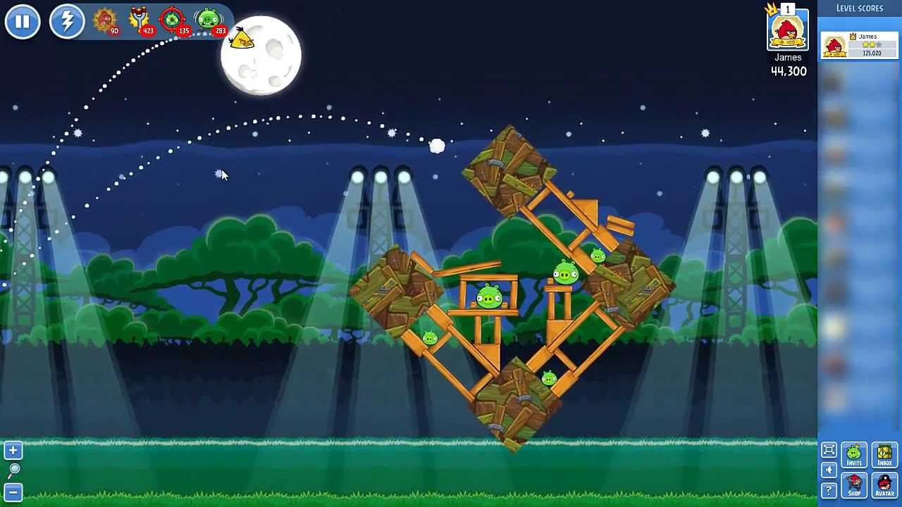 Angry Birds Friends :: Week 46 :: Level 5 :: April 1st, 2013 :: 3 Stars