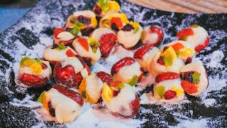 How to make Nougat w/ marshmallow Almond Nougat Recipe EP3 Sushi Japanese Style|Tasty StreetxYummyFC
