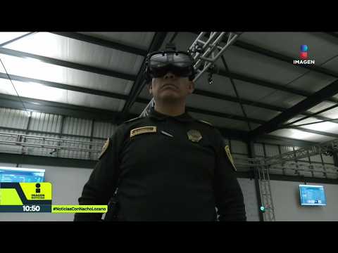 Así se entrenan los policías en CDMX con tecnología de realidad virtual antes de salir a la calle