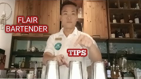 FLAIR BARTENDER TIPS | 4 OBJECTS