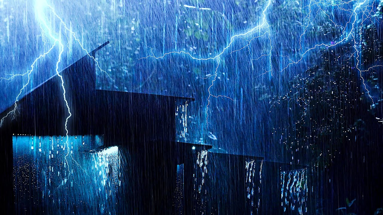 Duerme Instantáneamente con Lluvia Relajante en el Techo 💤 Sonido de ...