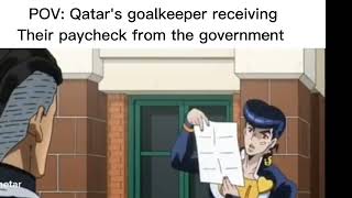 POV The Qatar Goalkeeper #worldcup