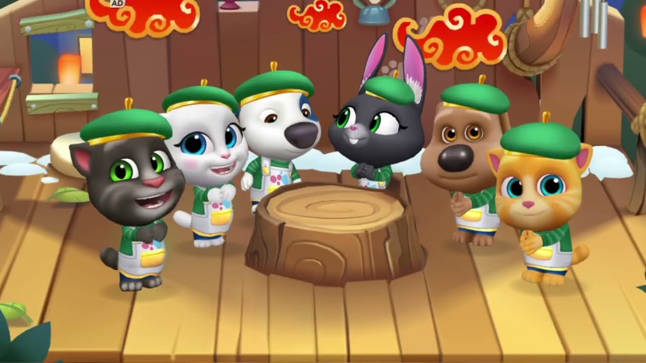 My Talking Tom Friends-AMONG US - R.I.P TOM @TalkingTom #talkingtom