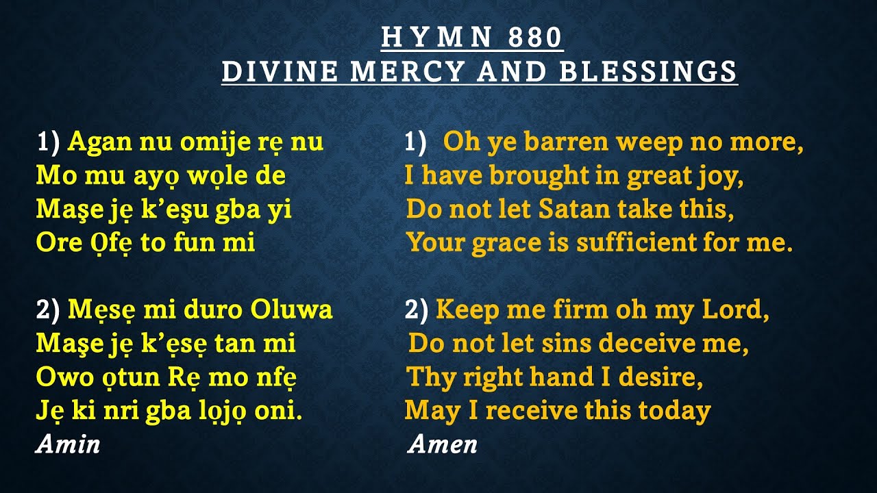 CCC Hymn 880 (Agan Nu omije re nu)  Celestial Church of Christ Redemption Parish Winnipeg