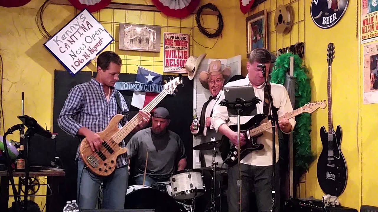 The band Shades of Blue playing at Kenny's Cantina YouTube