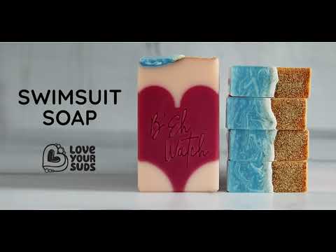 Making B’eh Watch Beach & Swimsuit Cold Process Soap with Sculpted ...